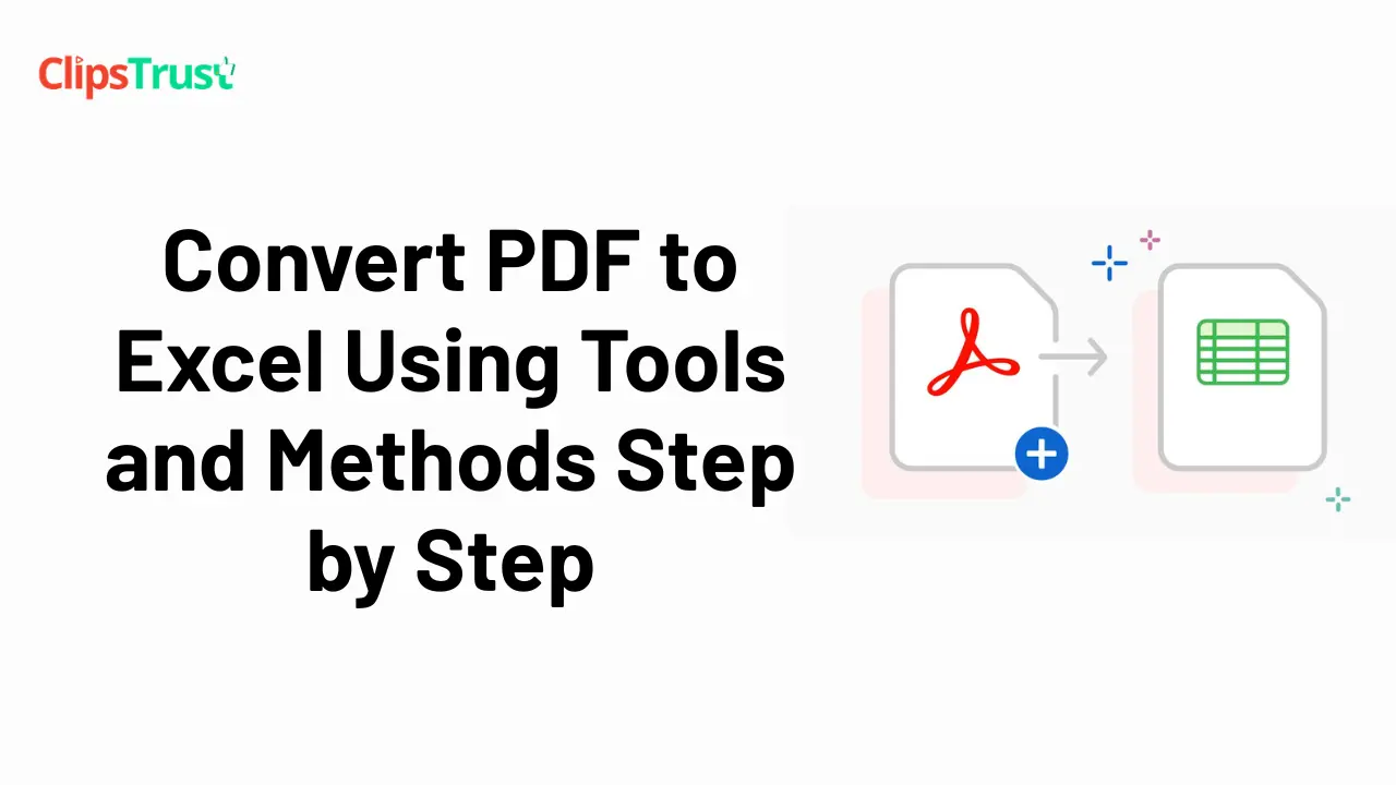 convert pdf to excel by using tools